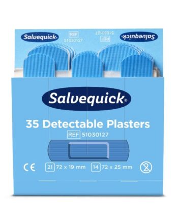 Cederroth Blue Detectable Plåster, 6 refill/ask