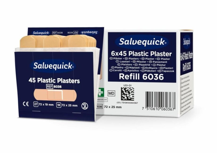 Cederroth Refill Plastplåster, 6 refill/ask