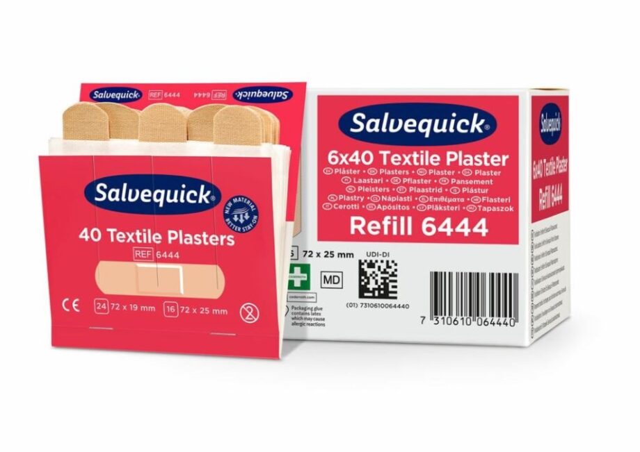 Cederroth Refill Textilplåster, 6 refill/ask